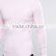 Hot Sale Men's Long Sleeve Longline T-Shirt 96% Cotton 4% Elastane Long Drop Curved Hem T Shirt Muscle Fit Gym T Shirt