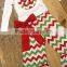 Christmas Clothing Sets Baby Girls Candy Top Pants Sets Kids Chevron Christmas Boutique Outfits