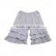 giggle moon remake girls matching icing pants short girls chevron Three ruffles pants