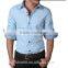 mens slim fit solid color button down collar dress shirt