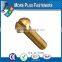 Made in Taiwan Brass Stainless Steel and Carbon Steel Material Slotted Round Head Machine Screw