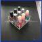 Acrylic opi nail polish storage case organizer