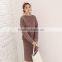 B21667A Women's fashion loose Korea style women's sweater knit skirt two piece sets