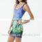2015 New Tight Sexy Short Dress AURORA SKYE DRESS Digital Printing Mini Skirt Package Hip Cool Summer dress S119-74