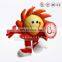 soft 3D animal design your own keychain ,plastic lock and key toy
