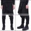 Black Casual Drop Crotch Wrap Harem Ninja Pants // Wrap Skirt Layered Joggers