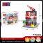 Hot selling Mini Stress 186pcs Plastic Construction Toy Building Blocks Play Set for kids