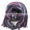 winter neckerchief 100% acrylic shawl for ladies women bandelet promotional knitted scarf neck warmer plain color warm muffler