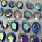 Crystal Glass Jewelry Stones AB Drop Shape For Jewelry Making