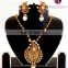 Kundan Pendant Set-Antique One gram Gold plated Pendant Set-Wholesale Antique Jewelry-Big pendant set
