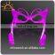 2017 butterfly shaped flashing LED sunglasses for women