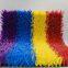 China factory red, yellow, blue, purple artificial kids grass turf rainbow runway for kindergarten school sports
