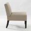 Fabric Upholstered Armless Accent Chair ,Single Leisure Chair for living room