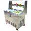 Price Of Single Pan Double Pan Ice Cream Cold Plate Machine Ice Cream Roll Making Machie