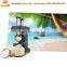Diamond shape trade young coconut peeler trimming machine Tender coconut skin peeling removing machine