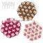 Yarncrafts Hexagonal Handmade Crocheted Charming Rustic Chic Japanese Style Seat Cushion Wholesale Price