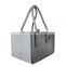 Professional portable wearable custom size felt tote handbag shopping bag