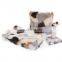 Recyclable Manufacturers colorful square jacquard plush soft warm luxury long faux fur throw blanket for winter