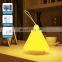 LED Rechargeable Pyramid Carry Light Remote Control Ten Level Dimming Night Light