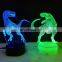 3D illusion Visual Night Light 7 Colors Change LED Desk Table Lamp Bedroom Home