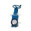 DN100 ductile cast iron pneumatic knife gate valve PN10