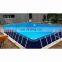 Wholesale Portable PVC Outdoor Metal Frame Swimming Pool Stainless Steel Metal Frame Swimming Pool