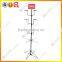 4 tiers spinning metal powder coated finish hat display stand/rack