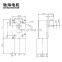 CHW-GW4632-370 DC6V 12V Low Speed High Torque 90 Degree Right Angle Worm Gear DC Geared Motor for Robot Education