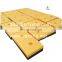 heavy traffic door polyethylene Yellow UHMWPE Dock Bumper Sliding UHMW PE dock bumper pads DOCK WALL RUBBER BUMPER