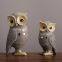 American Style Classic Resin Craft Owl Table Decoration Father And Son Animal Figures Ornaments For Home Decor