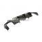 JCSPORTLINE Carbon Fiber S4 Rear Bumper Diffuser for AUDI S4 B9 2018 2019