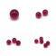 0.3mm~30mm Loose Gemstone Synthetic Red Corundum Ruby 2mm Spherical Optical Ball Lens