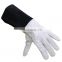 HANDLANDY Hot Sell goatskin split cowhide welding gloves leather working gloves for men women