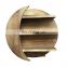 nordic pastoral wind home decoration floating moon wall mounted wooden shelf for living room bathroom kitchen