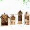 natural wood standing insect hotel wooden insect bamboo bee hives house nesting for bees