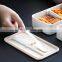 Sustainable Classic High Quality Food Grade Square Recycled Kids Plastic Lunch Box