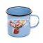 wholesale colorful printing classic personalized sublimation iron 12oz tin cup enamel