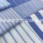 In stock stretch cotton nylon spandex striped blouse and dress fabric
