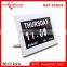 Hot Sell High Definition Digital Big Screen Day Date Calendar Alarm Desk Clock for Elder