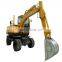 HW-75J Strong power wheel excavator used cheap excavators for sale in South Africa