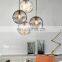 Gold Circular Chandelier LED Ring Pendant Lamp For Home Hotel