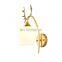 Best selling Antler Design Wall Light 85265V Glass Lampshade Metal Chassis E27 Bulb socket Material Decoration bedroom Wall Lamp