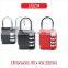 Amazon hot seller Travel Suitcase 4 Dial Luggage lock combination outdoor padlock locks locks