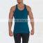 Wholesale Factory Direct Scooped Bottom Shaped Custom Logo Printed OEM Men's Custom Logo Gym Stringer Tank Top