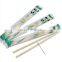 Hot Sale Russia Market Disposable Bamboo Round Chopsticks with Customized OPP Wrapper