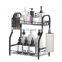 Bathroom Counter Organizer Rack With Toiletries Basket,Two Tier Stainless Steel Toothpaste Holder