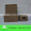 set of 3 wholesale rectangular seagrass handwoven hamper box