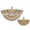 Hot Sale Seagrass Fan Wall Decor With Handle Woven Fan and Wall Decor Set of 2 (Mix Color) Wholesale