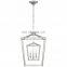 New Double Cage Pendant Light VISUAL COMFORT 4 Light  Gold Foyer Lantern Ceiling Light Rustic Vintage pendant lamp