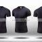 Mens Dark Blue short Sleeve Shirts Cool Dry Compression Wear